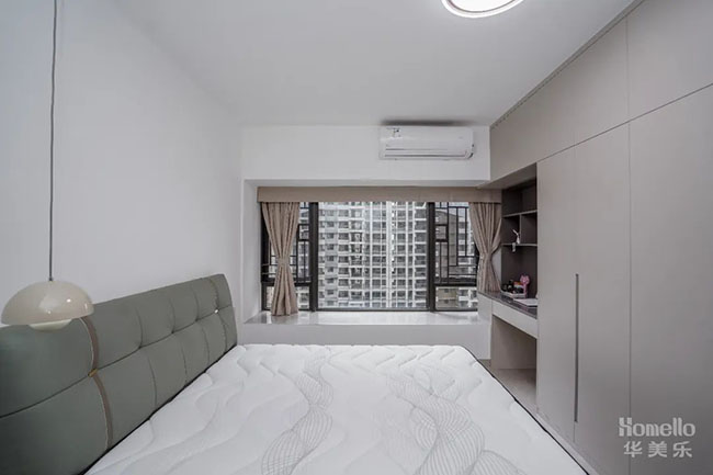 118㎡簡約三居，合理給軟硬裝做減法，打造通透與舒適的戶型
